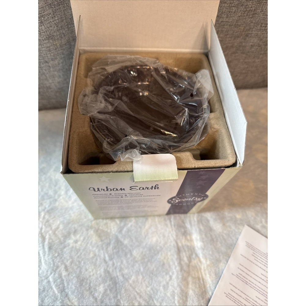 NEW Scentsy URBAN EARTH (Brown) Premium Electric Wax Warmer - RETIRED 1100-23175 - Picture 5 of 8